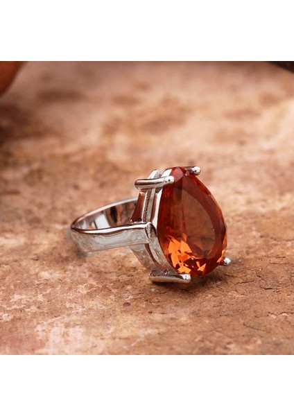 Sultan Taşlı Tasarım Gümüş Yüzük 1757