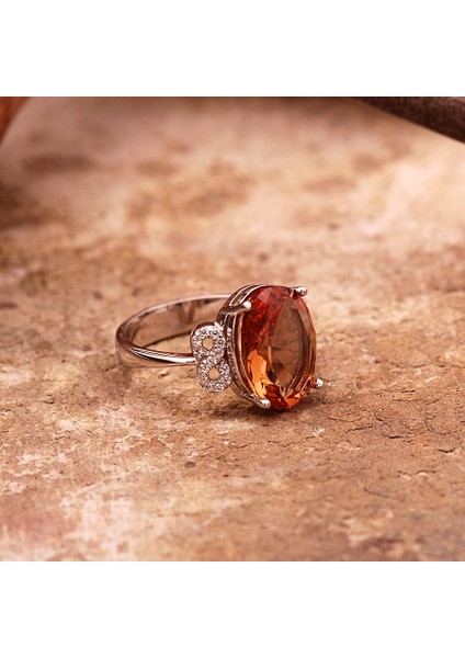 Sultan Taşlı Tasarım Gümüş Yüzük 1780