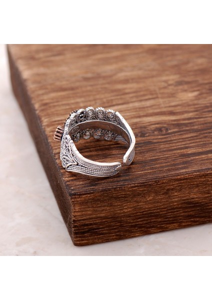 Telkari İşlemeli Gümüş Yüzük 2521 modelleri