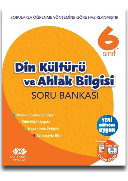 4X4 6. Sınıf Din Kültürü Ve Ahlak Bilgisi Soru Bankası