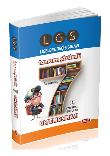 Data Yayınları 8. Sınıf LGS Tamamı Çözümlü 7 Deneme Sınavı