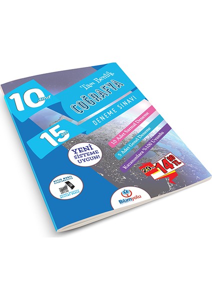 Bilim Yolu 10. Sınıf Tam Benlik Coğrafya 15 Deneme