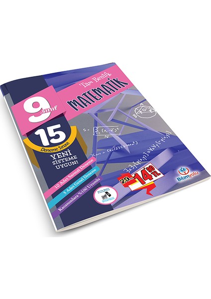 Bilim Yolu 9. Sınıf Tam Benlik Matematik 15 Deneme