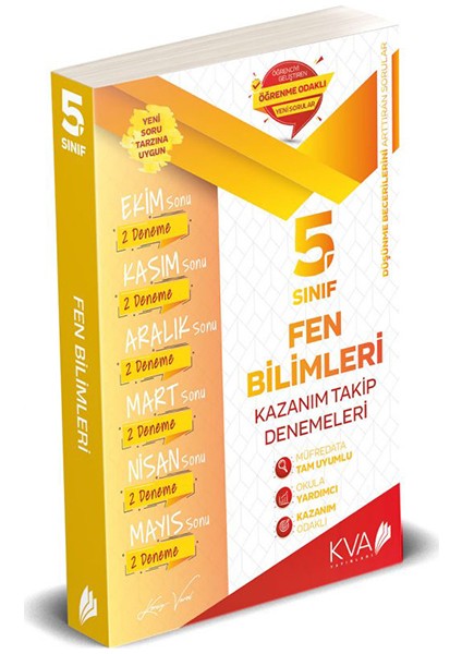 5.Sınıf Fen Bilimleri Kazanım Takip Denemeleri