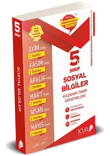 5.Sınıf Sosyal Bilgiler Kazanım Takip Denemeleri