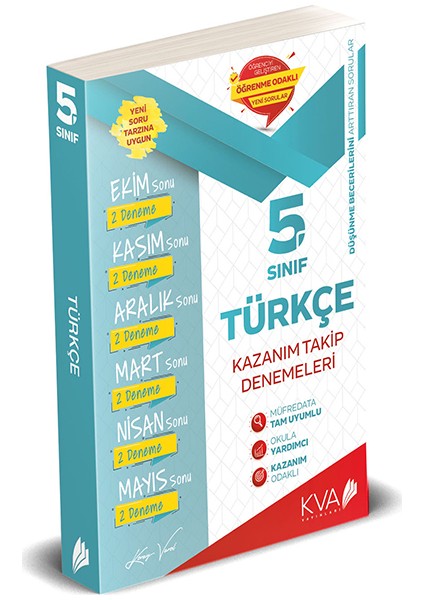 5.Sınıf Türkçe Kazanım Takip Denemeleri