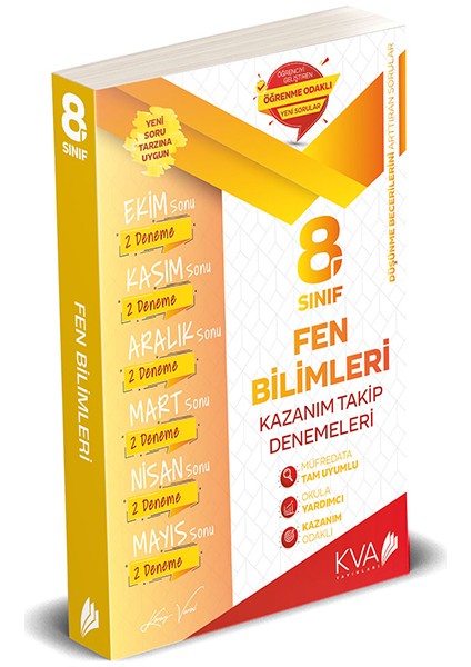 8.Sınıf Fen Bilimleri Kazanım Takip Denemeleri