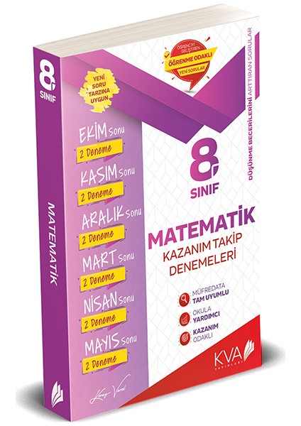8.Sınıf Matematik Kazanım Takip Denemeleri