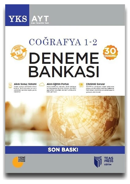 Teas Ayt Coğrafya 1-2 30'Lu Deneme Bankası