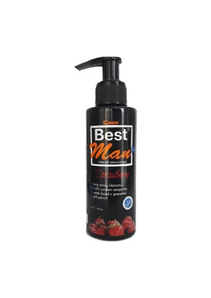 Best Man Su Bazlı Çilek Aromalı Anal Kayganlaştırıcı Jel 150 ml