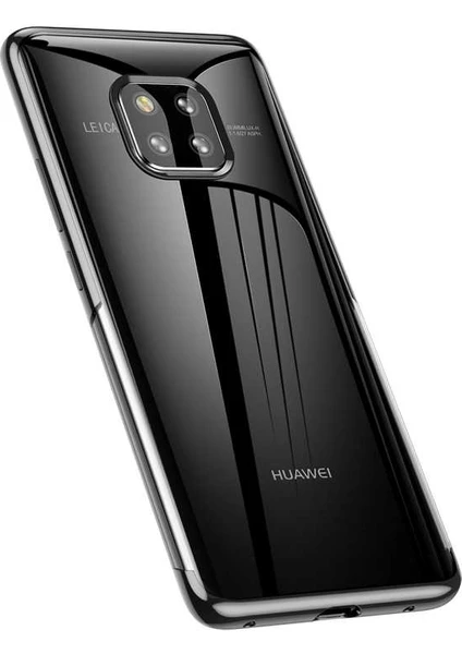 Case 4U Huawei Mate 20 Pro Kılıf A+ Şeffaf Lüx Süper Yumuşak 0.3mm Ince Slim Silikon - Şeffaf