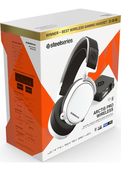 Arctis Pro Wireless Beyaz Oyuncu Kulaklık