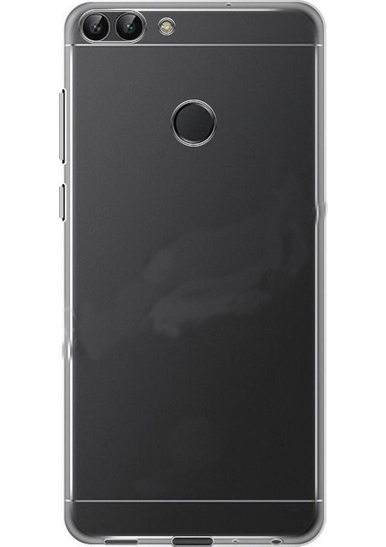 Huawei P Smart Ultra İnce Silikon Kapak 0.2 mm Transparan