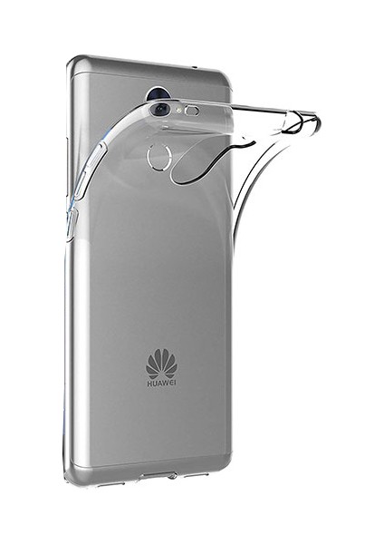 Huawei Y7 2018 Ultra İnce Silikon Kapak 0.2 mm Transparan