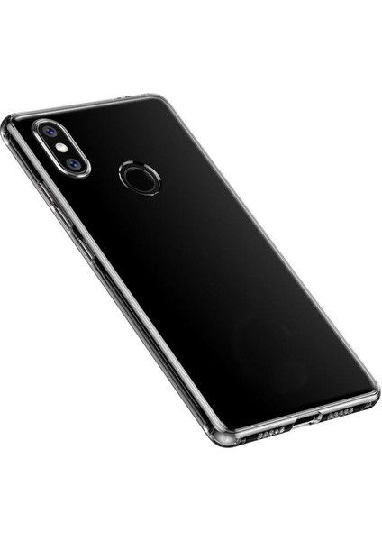 Xiaomi Mi 8 Ultra İnce Silikon Kapak 0.2 mm Transparan