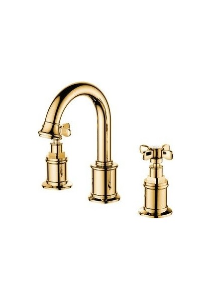 | Victorian Lavabo Bataryası - Gold (3 Delikli Lavabolar İçin)