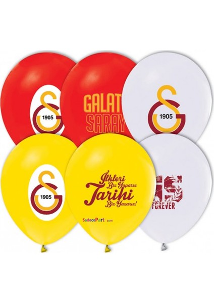 Galatasaray Basklı Latex Balon 100' lü