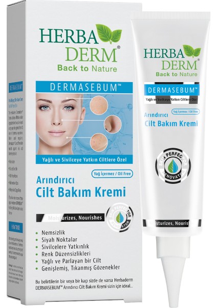 Herba Derm Arındırıcı Cilt Bakım Kremi 60 Ml