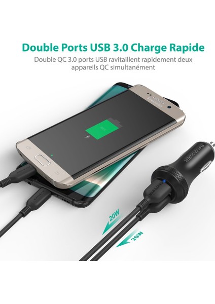 iSmart 2 Teknolojisi Quick Charge 3.0 Araç Şarjı fırsatları
