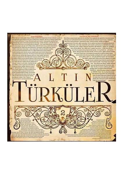 Çeşitli Sanatçılar - Altın Türküler - 2 - Plak