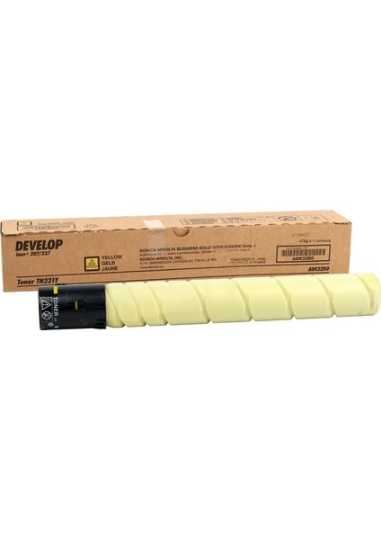 TN-221 Sarı Toner İneo +227 +287 (A8K32D0)