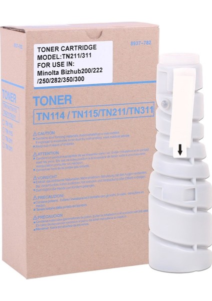 TN-211 , TN-311 Smart Toner Bizhub 222-250-300-350-362