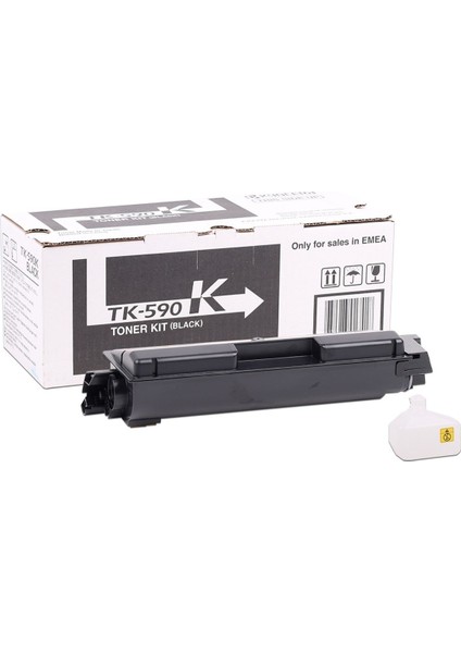 Kyocera Mita TK-590 Siyah Toner FS-C 2026-2126-2526-5250-6026-6526
