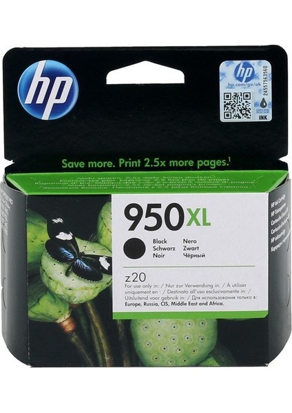 CN045AE (NR950XL) Siyah Kartuş (PRO8100-8620-276dw)