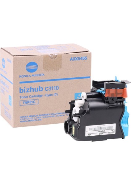 TNP-51 Mavi Toner C3110 (A0X5455)