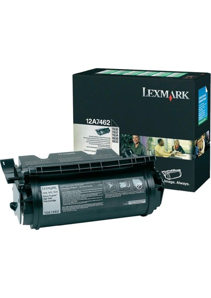 T630 Toner (T632-T634-X632)(12A7612)(12A7462)(21.000 Sayfa)
