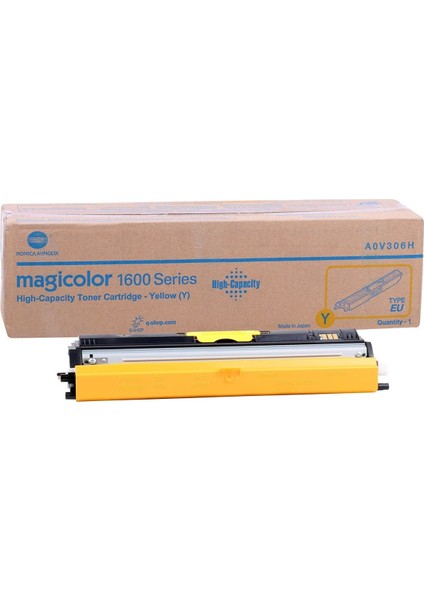 Minolta 1600W Sarı Toner 1650EN-1680-1690MF (A0V306H) (2.500 Sayfa)