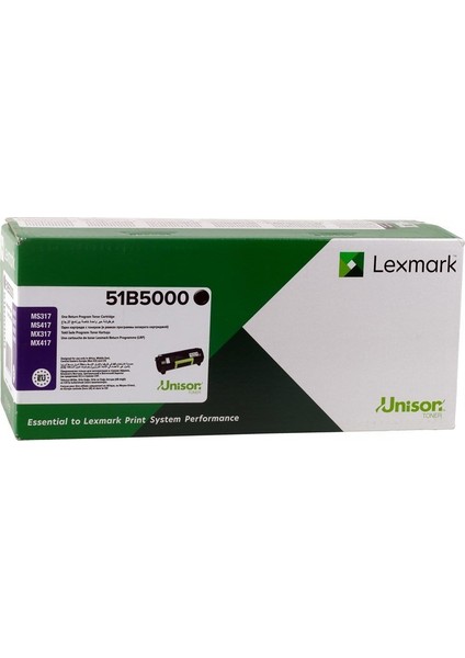 MS317-MX317-MS417-MX417 SİYAH TONER (51B5000)