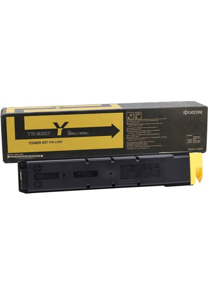 Kyocera Mita TK-8307 Sarı Toner Taskalfa 3550i-3035i