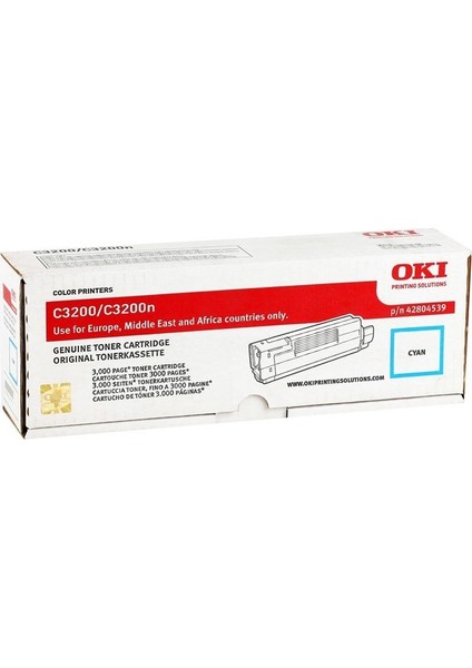 C3200 Mavi Toner 43034815