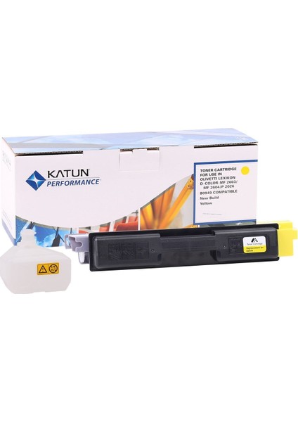 43825-Olivetti Sarı Toner D-Color MF 2603-2604-2613-2026 (TK-590)