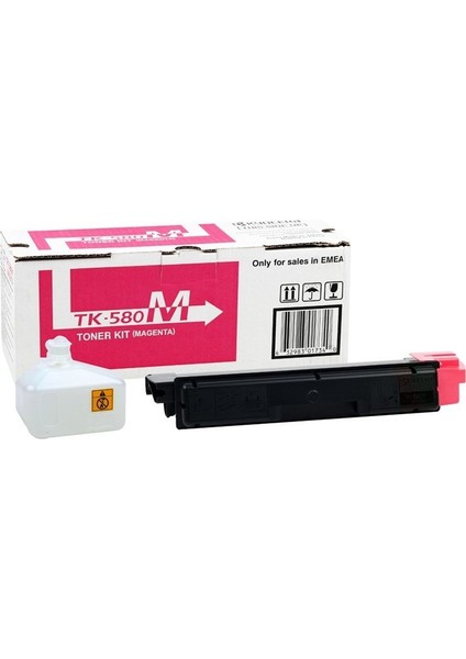 Kyocera Mita TK-580 Kırmzı Toner FS-C5150dn-P6021Cdn (1T02KTBNL0) (2.8K)
