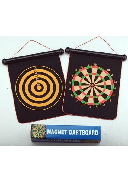 Mıknatıslı Dart Rulo Satranç Takımı + 4 Dart Oku