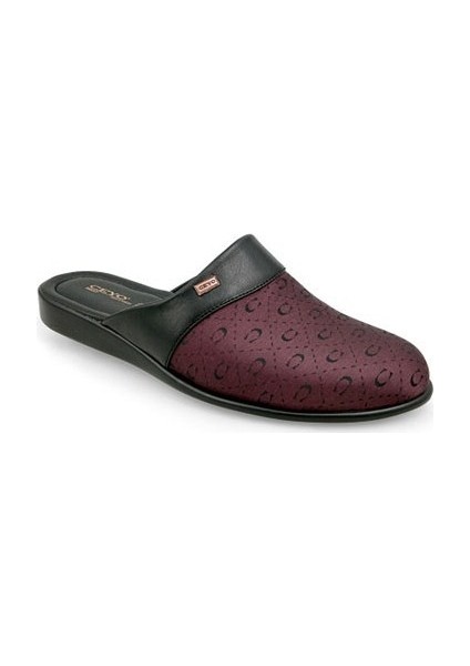 9823-2 Erkek Terlik Bordo