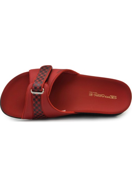 Flora Kadın Terlik Kırmızı modelleri