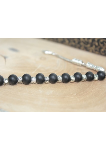 8 Mm Oniks Zaza Tesbih Karo Uçlu Zaza Tespih Rdt2389 modelleri