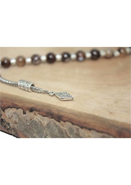 8 Mm Damarlı Akik Zaza Tesbih Karo Uçlu Zaza Tespih Rdt2401 fiyatları