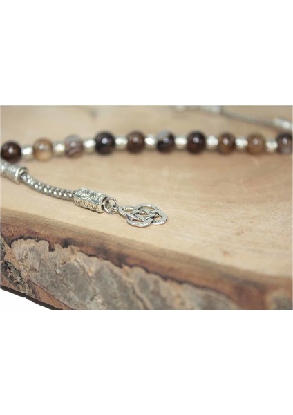 8 Mm Damarlı Akik Zaza Tesbih Kazaz Uçlu Zaza Tespih Rdt2403 fiyatları