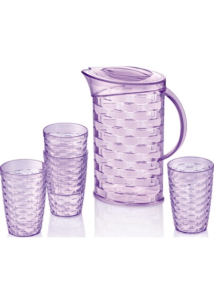 Rattan 5 Parça Su Seti BG386