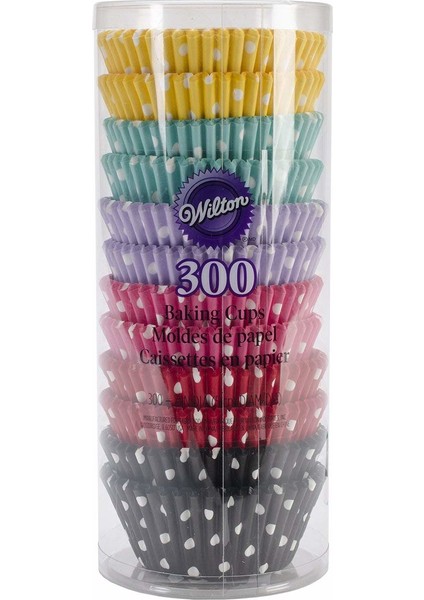 Puantiyeli Fırfırlı Kek Kapsülü 415-2286 300'lü 5 cm