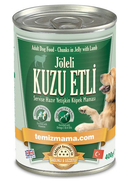 Jöleli Kuzu Etli Yaş Yetişkin Köpek Maması 400 Gr