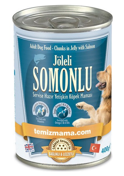 Jöleli Somonlu Yaş Yetişkin Köpek Maması 400 Gr