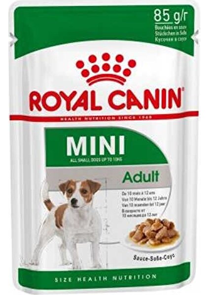 Royal Canin Mini Adult Pouch Yetişkin Köpek Konservesi 85 Gr