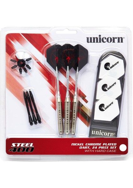 71820 Steel 400 23gr 3lü Çelik Uçlu Dart Oku Seti