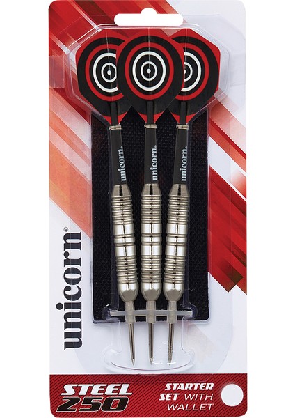 71846 Steel 250 22gr 3lü Çelik Uçlu Dart Oku Seti