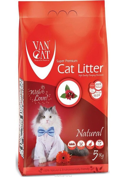 Kokusuz Bentonit Kalın Taneli Kedi Kumu 5 Kg